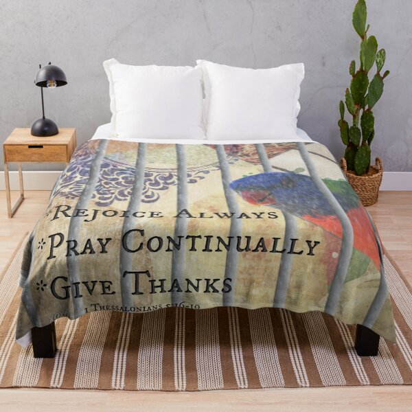 Item preview, Rejoice Always, Pray Continually, Give Thanks. designed and sold by TheKingdomAttic.