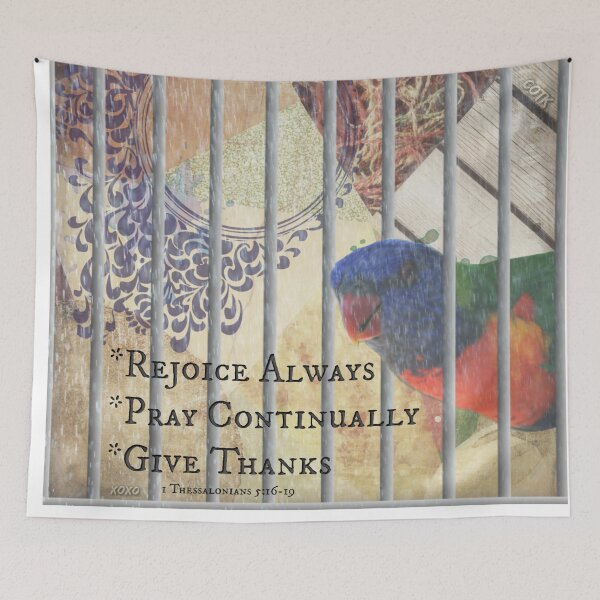 Item preview, Rejoice Always, Pray Continually, Give Thanks. designed and sold by TheKingdomAttic.
