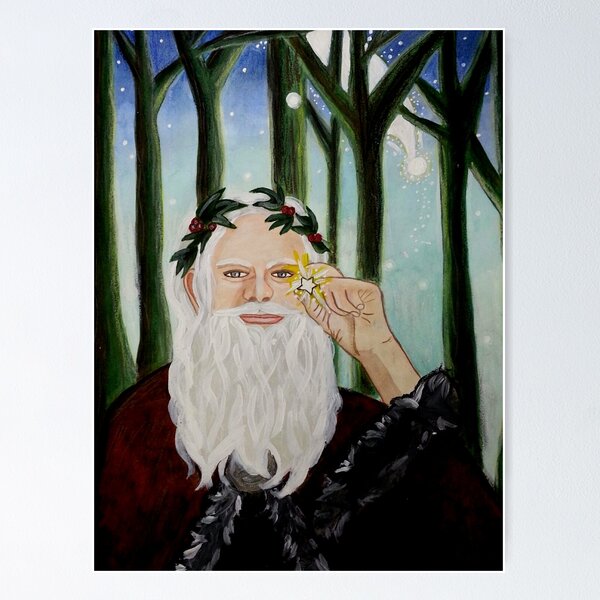 Grandfather Christmas - Art Poster