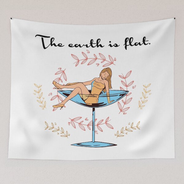 Item preview, Flat earth humor designed and sold by emphatic.