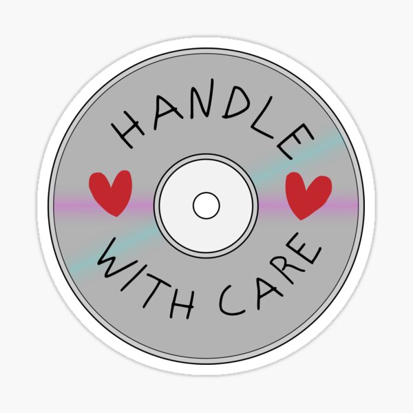 Handle with Care Sticker