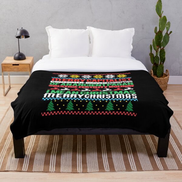 Artikelvorschau, FROHE KAPITALISTISCHE VERBRAUCHERKORRUPTION EINES ALTEN FEIERTAGS DER HEIDISCHEN SONNENWENDE. Ich meine weihnachten FROHE WEIHNACHTEN Ugly Xmas Sweater Meme entworfen und verkauft von starkle.