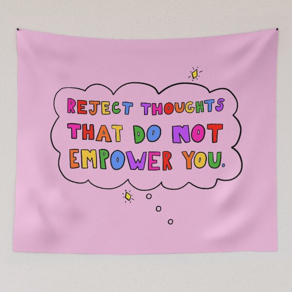 Item preview, Reject Thoughts That Do Not Empower You designed and sold by crystaldraws.