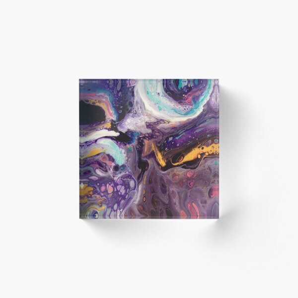 Amethyst Lake, Acrylic Block