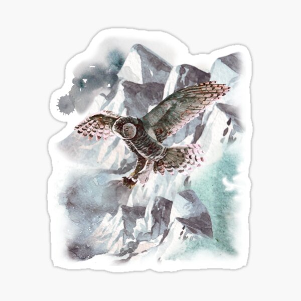 Winter Schneeeule Sticker