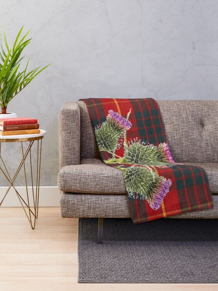 McKerrell Tartan Blanket Thistle Royal Style main image 0