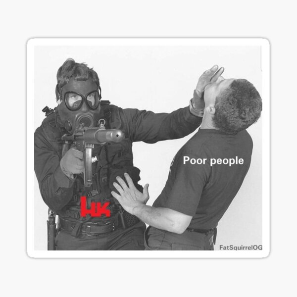 Heckler & Koch gegen die Armen Sticker