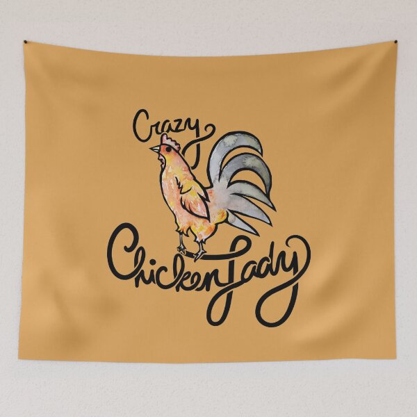 Item preview, Crazy Chicken Lady designed and sold by FrictionMaxxing.