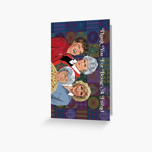 thank you for being a friend Greeting Card