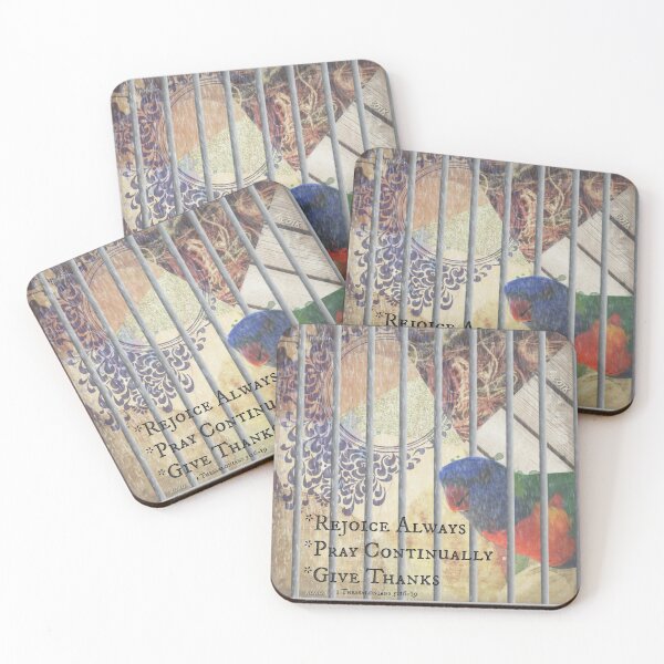 Item preview, Rejoice Always, Pray Continually, Give Thanks. designed and sold by TheKingdomAttic.