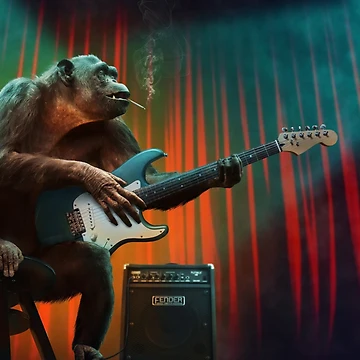 Artwork thumbnail, Musical Monkey by javaoverride