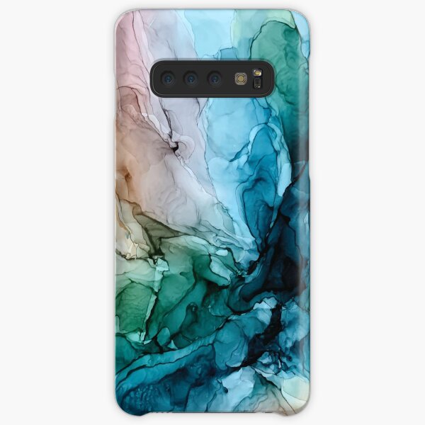 Salty Shores Colorful Abstract Painting Samsung Galaxy Snap Case