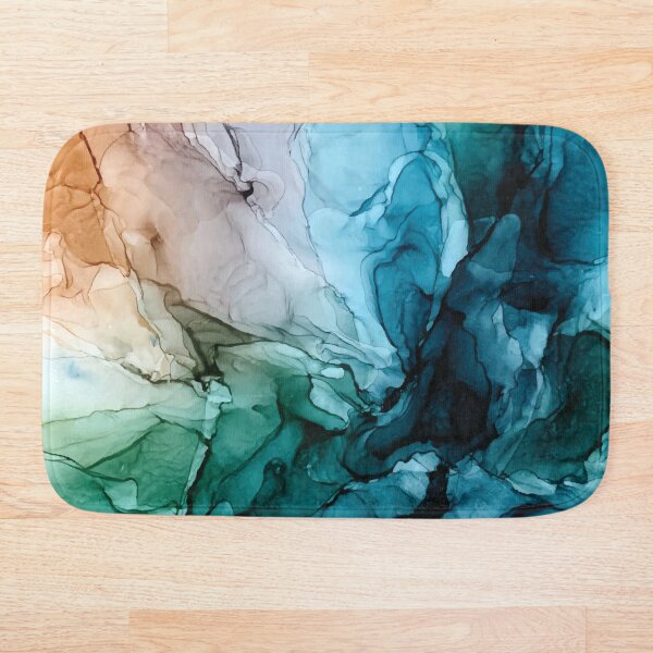 Item preview, Salty Shores Colorful Abstract Painting designed and sold by Elizabeth  Karlson.