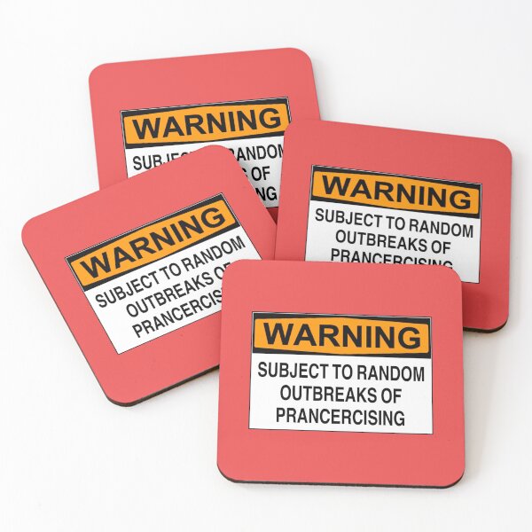 Item preview, Warning: Subject to random outbreaks of prancercising designed and sold by Bundjum.