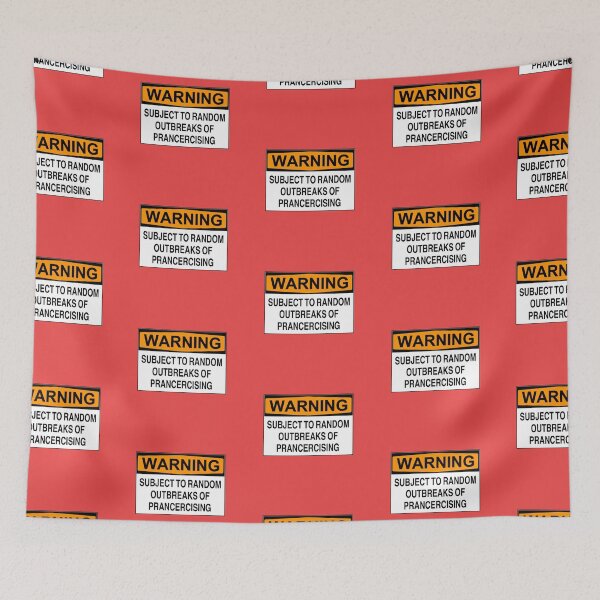 Item preview, Warning: Subject to random outbreaks of prancercising designed and sold by Bundjum.