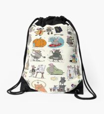 Mouse Stories Drawstring Bag