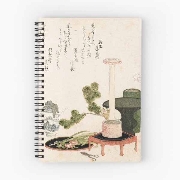 Item preview, Katsushika Hokusai - Materials for Flower Arrangement designed and sold by Hangastudio.