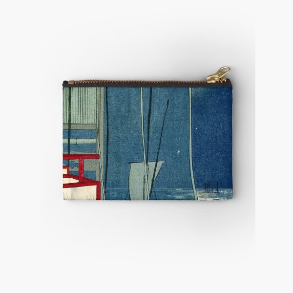 Item preview, Kobayashi Kiyochika - Mosquito net and full moon at Shinagawa designed and sold by Hangastudio.