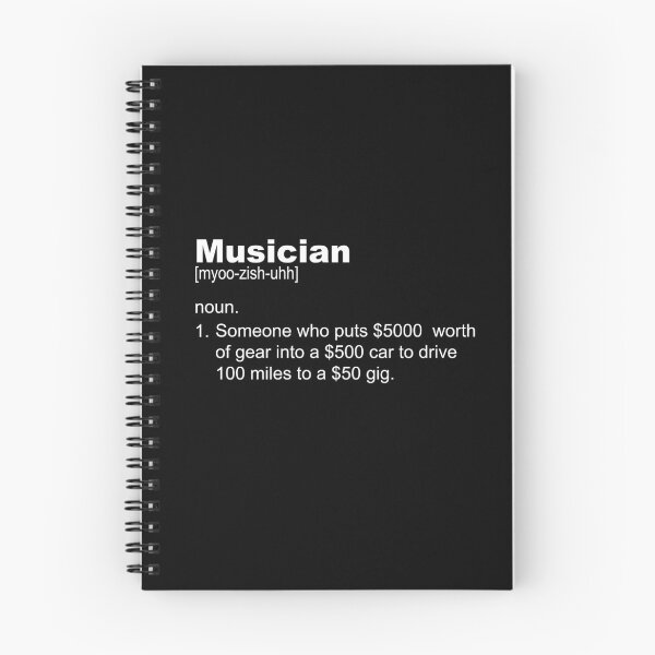 Item preview, Musician Definition Funny Gig Band Music Drummer Guitar Bass Humor designed and sold by johnii1422.