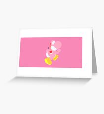 Yoshi (Pink) - Super Smash Bros. Greeting Card