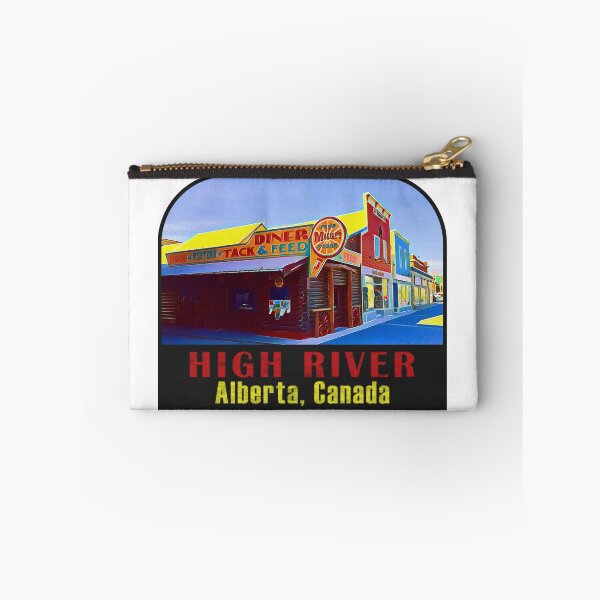 Item preview, High River Alberta Vintage Travel Decal designed and sold by hilda74.