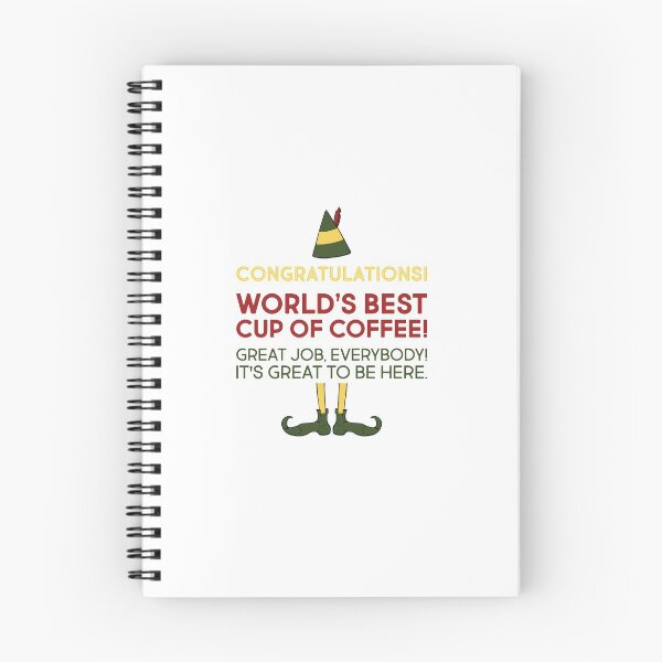 Item preview, Elf Movie Quote "World's Best Cup Of Coffee" designed and sold by Camille Woodward.