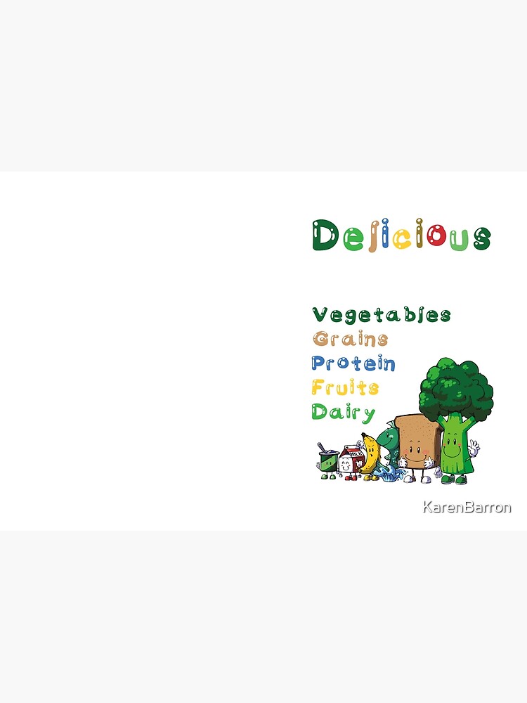 DELICIOUS Food Group T-Shirts PLUS more stuff by KarenBarron