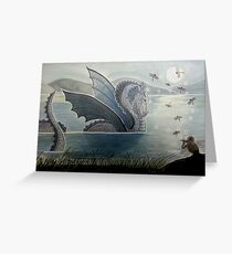 Dragon Charmer - Enchanted Dragon Art Greeting Card