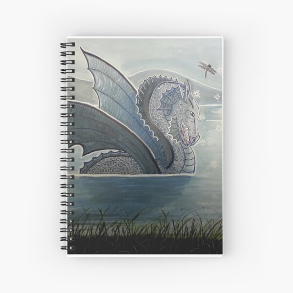 Dragon Charmer - Enchanted Dragon Art Spiral Notebook