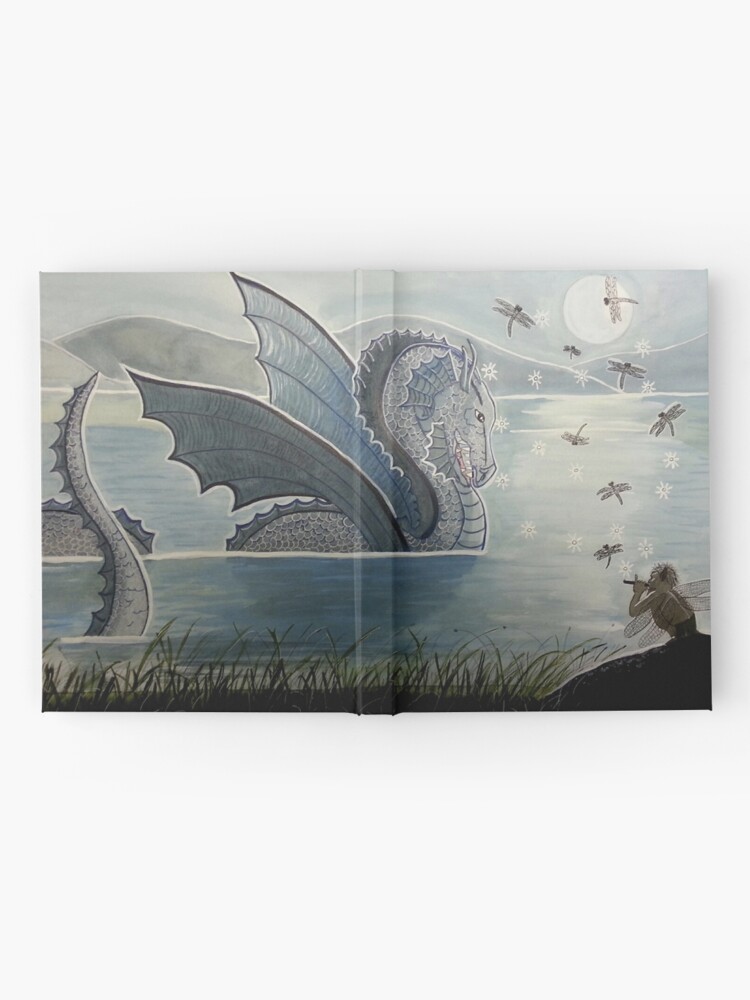 Thumbnail 2 of 3, Hardcover Journal, Dragon Charmer - Enchanted Dragon Art designed and sold by Carol Ochs.