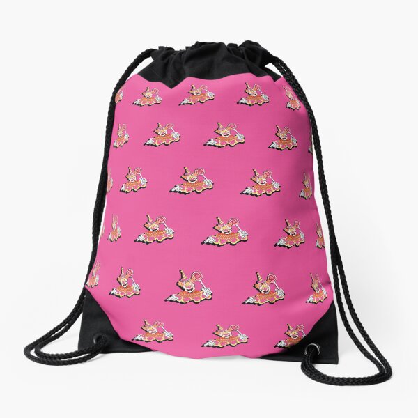 Retro Clown Drawstring Bag