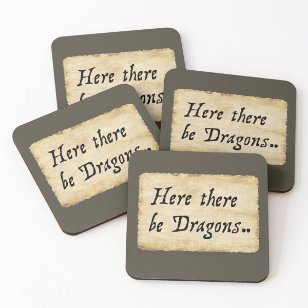 Item preview, Here there be Dragons.. designed and sold by Rob Price.