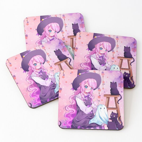 Item preview, Witch and her cats designed and sold by IamTabbyChan.