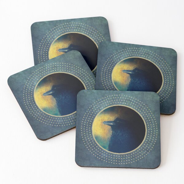 Item preview, Portrait of a raven designed and sold by Priska Wettstein.