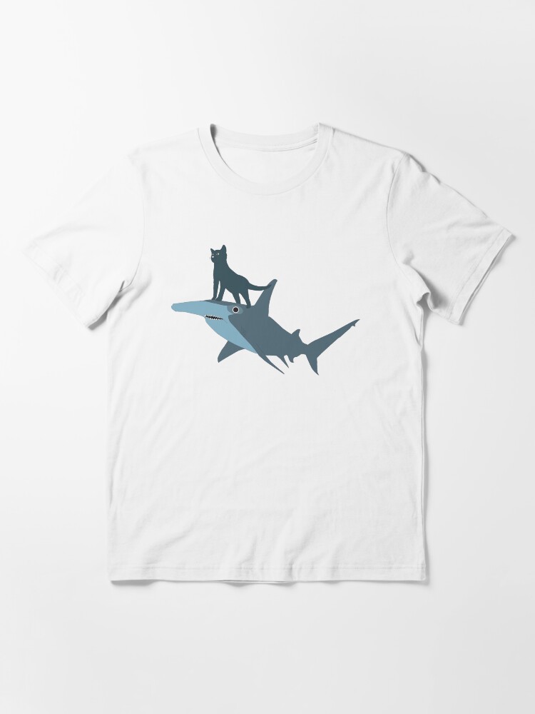 Shark shop kitten shirt