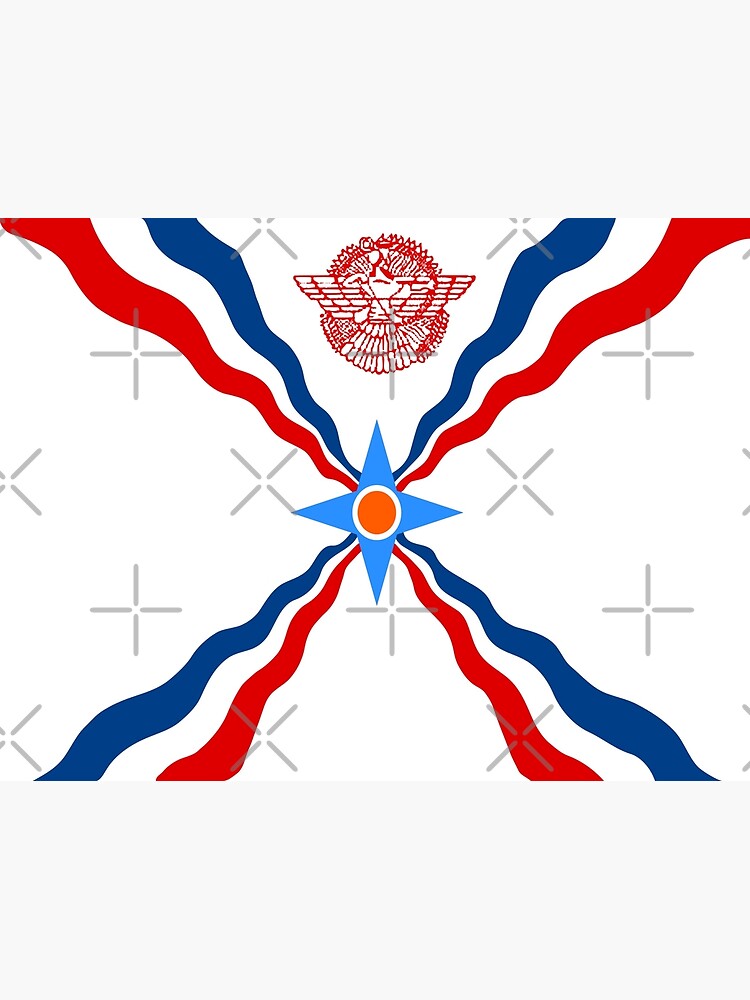 "Assyrian Flag" Framed Art Print by AssyrianGear Redbubble