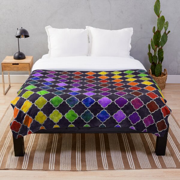 Item preview, Rainbow Arabesque Digital Quilt designed and sold by TigerTorreArt.