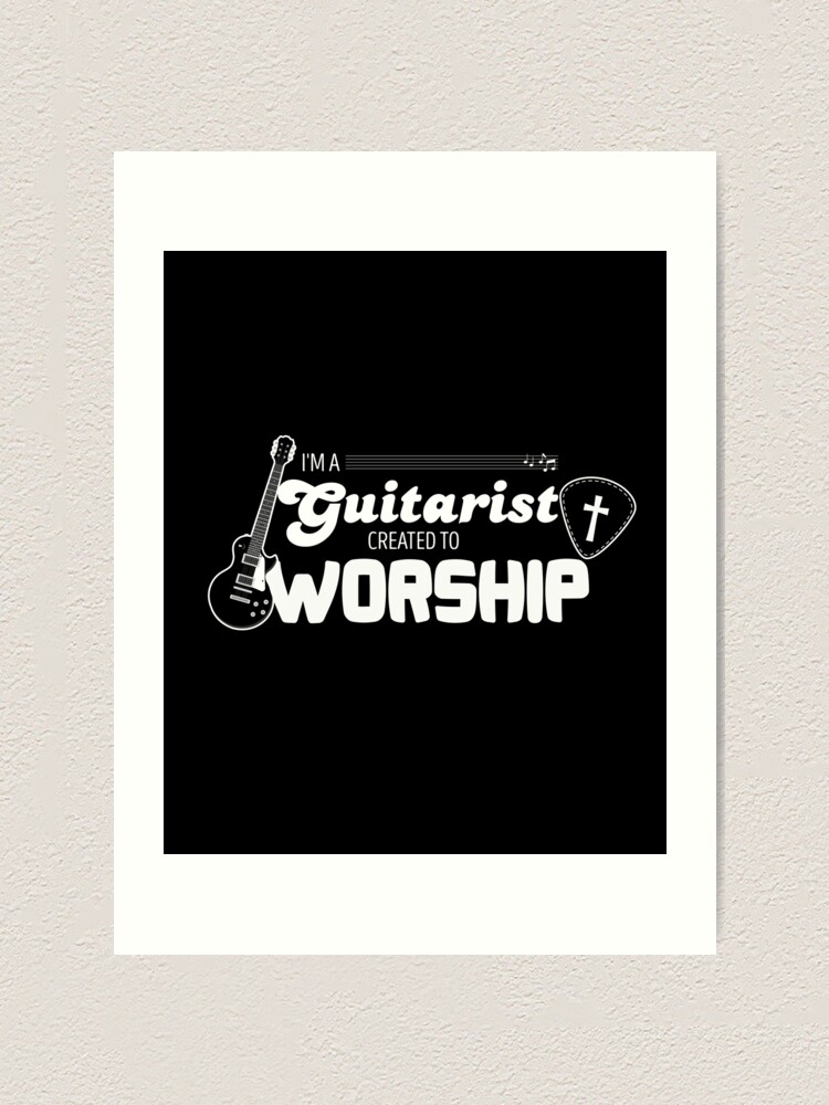 I'm A Bass Player Created To Worship Shirt
