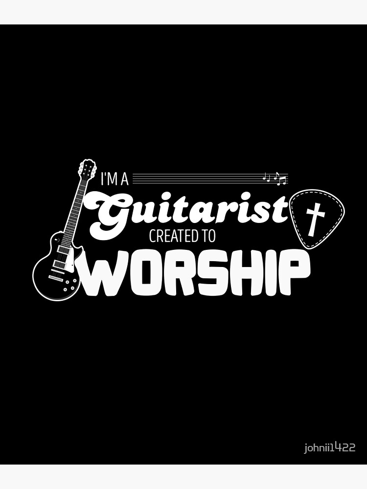 I'm A Bass Player Created To Worship Shirt