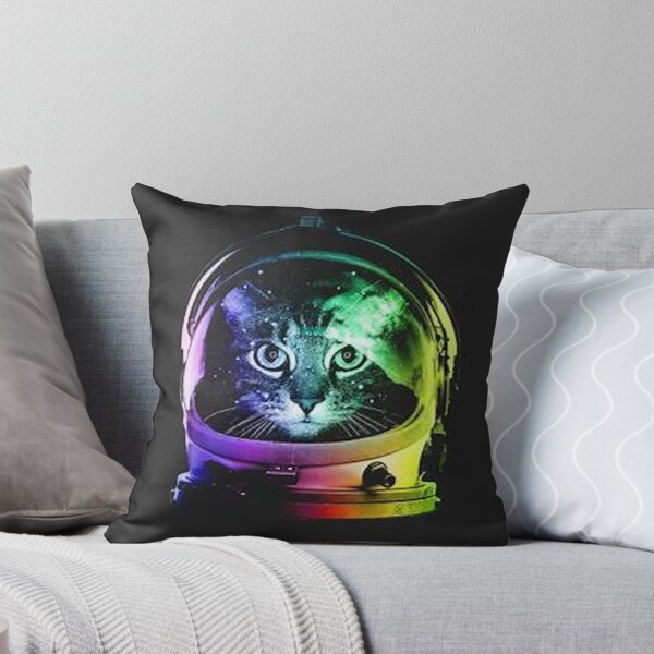 Item preview, rainbow astronaut cat designed and sold by Safa Ryani.