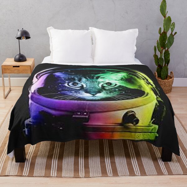 Item preview, rainbow astronaut cat designed and sold by Safa Ryani.
