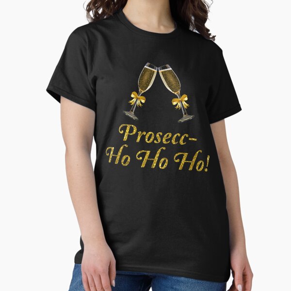 Item preview, Prosecc-Ho Ho Ho! Funny Prosecco Pun Christmas Party Design designed and sold by Cat Lady Designs.
