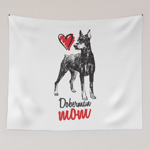 Item preview, Doberman Mom Art Gift designed and sold by MrEddie10.