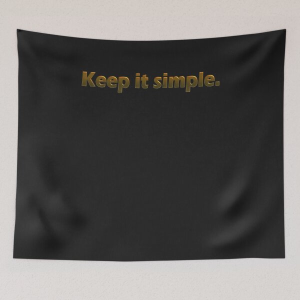 Item preview, Keep It Simple.  designed and sold by HiddenStar02.