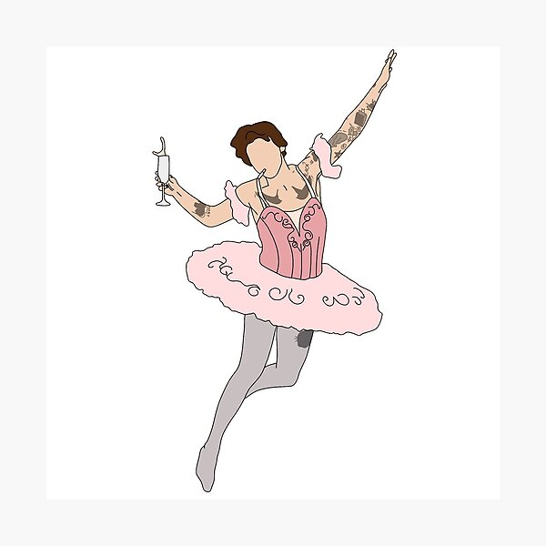 HARRY STYLES BALLERINA JUMP Photographic Print