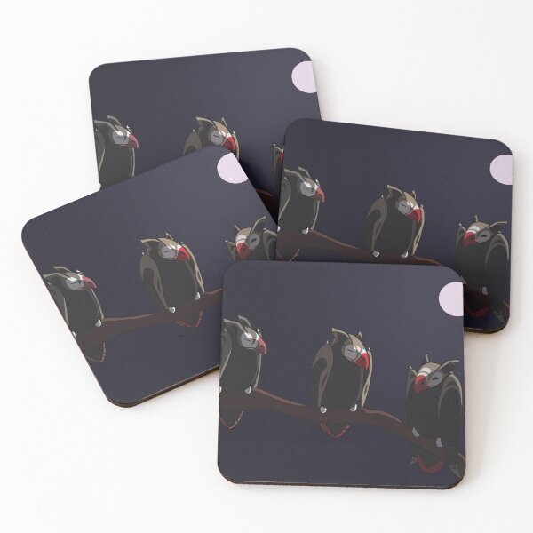 Item preview, Masked Flying Fox Lovebirds :: Imaginary Creatures designed and sold by Platinumfrog.
