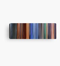 Moviebarcode: Hero (2002) Canvas Print