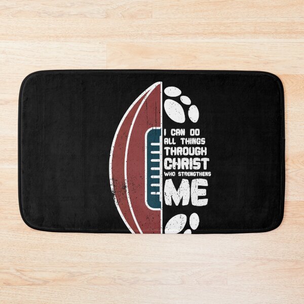 Item preview, Christian Football Shirt I Can Do All Things Through Christ | Chirstian Sport gifts ideas designed and sold by johnii1422.