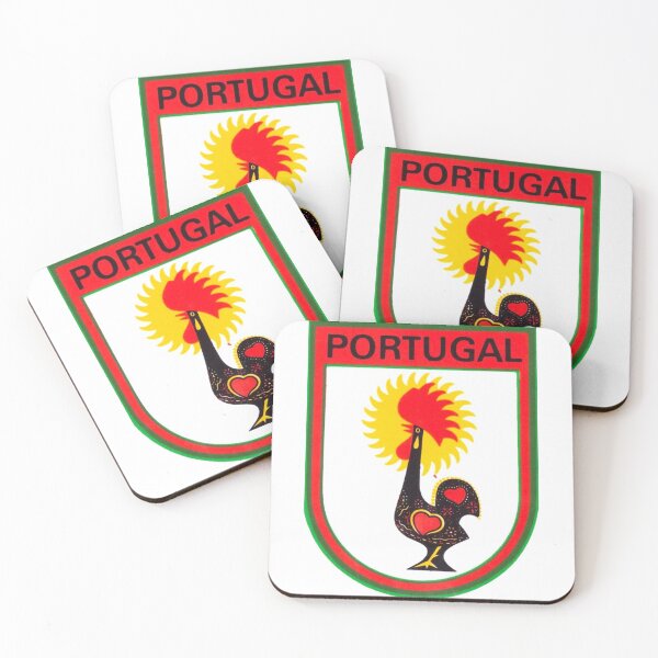 Item preview, Portugal Rooster Vintage Travel Decal designed and sold by hilda74.