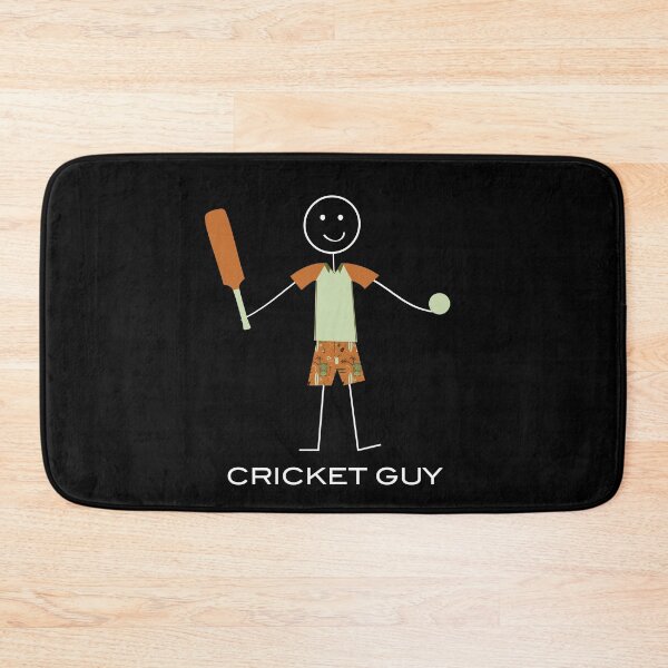 Item preview, Funny Mens Cricket Guy designed and sold by whyitsme.